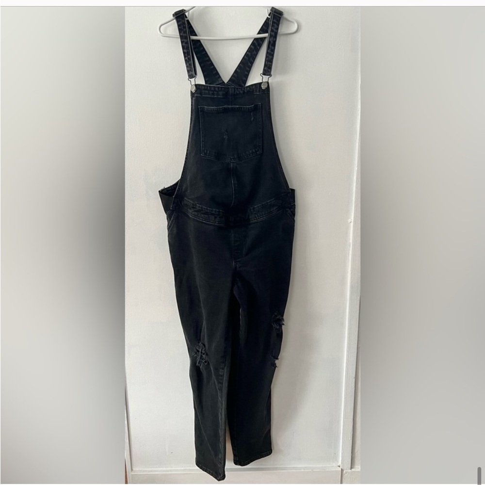 Maternity StretchSide-Panel 90’sOG Straight
Jean Overalls-washedblack Sz 14 Long - Picture 10 of 12